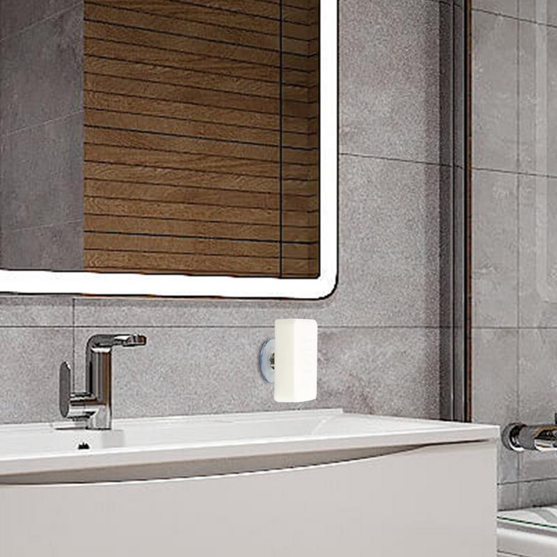 Bathroom Punch-Free Wall Mounted Soap Shelf Stainless Steel Magnet Suction Soap Holder Wall Hanging Drain Rack Storage Holder