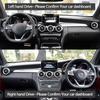 Anti-UV Suede Leather Dashmat Dashboard Cover Sun Shade Carpet Non-slip Pad for Mercedes Benz C-Class W205 C-Klasse 2015-