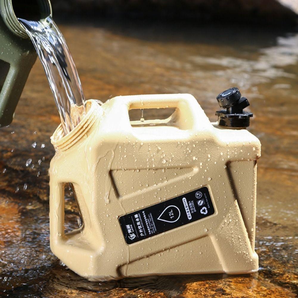 

Portable Water Storage Container Large-Capacity Camping Water Tank Outdoor Cooking хакі