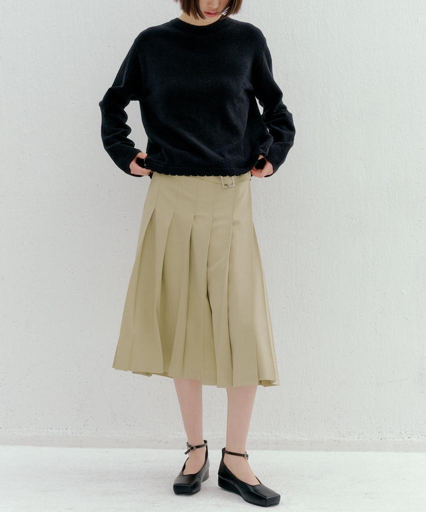 Okuka Pleated Wrap Skirt - 2 Colors