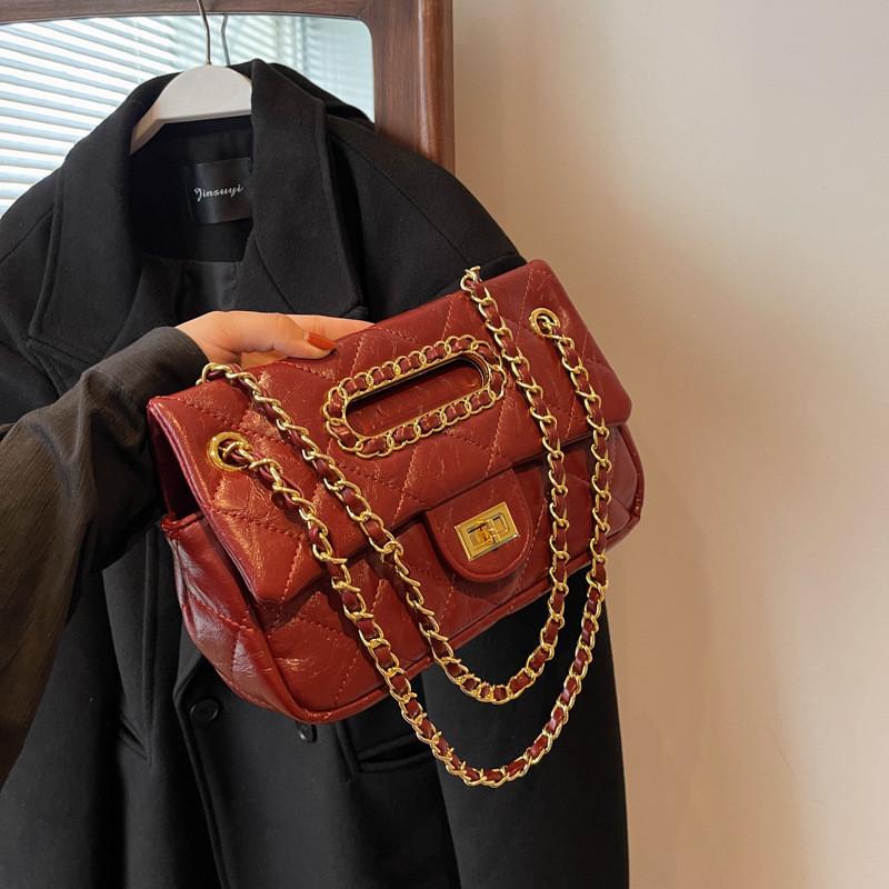 Stylish Cross-border Trend French Bag With Retro High-end Feel