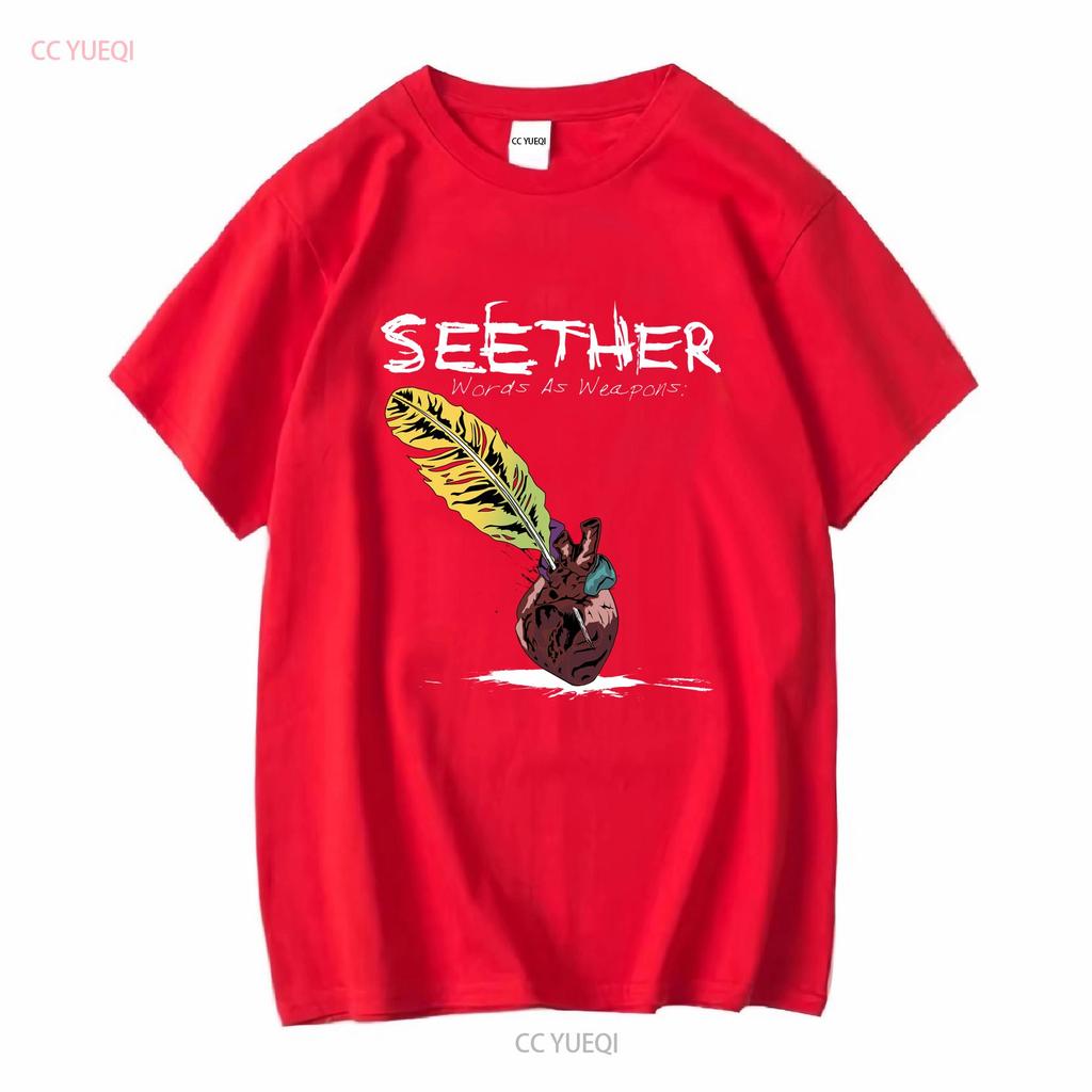 2014 Seether Words As Weapons Concert Band T Shirt Sz XL Vintage Washed Streetwear Graphic Comfortable Stretched Breathable