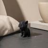 Yousheng 3D Printed Cat Ornament, Yawning Cat Shape Matte Figurine, Integrated Molding Mini Palm Size Decoration, Gift for