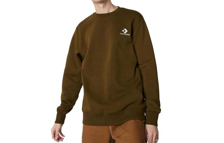 Converse Star Chevron Sweatshirt Men s Olive Green 10008816-A17 S