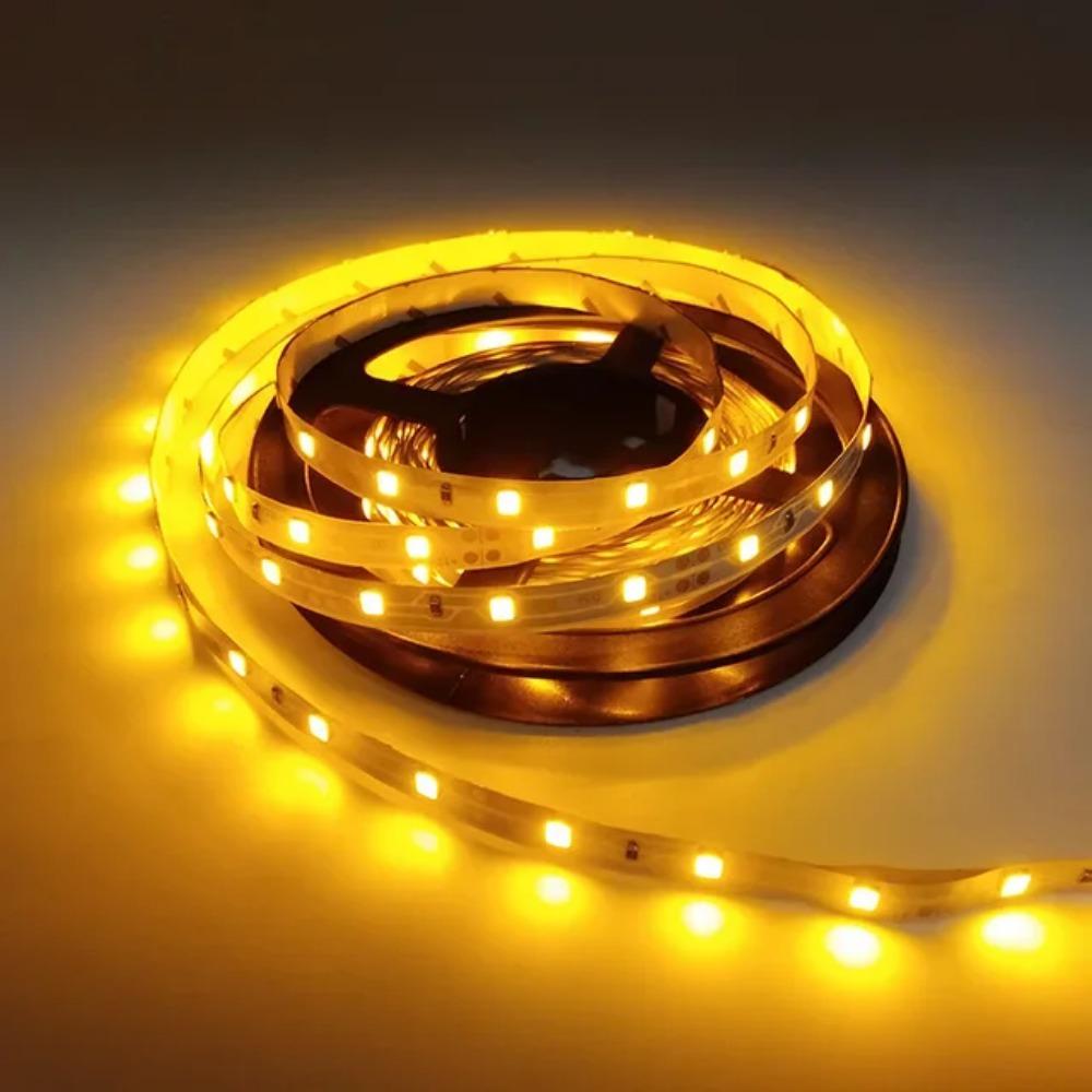 DC 12V LED Strip SMD 2835  Red Blue Pink Yellow Ice Blue White Home Decor Flexible Ribbon Tape Rope Lights 5M/Roll