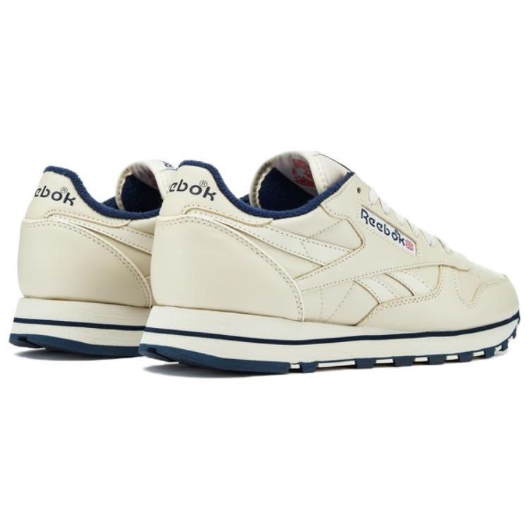 Reebok Classic Leather Retro Casual Low-Top Running Shoes Unisex sneaker Off-White 100033724