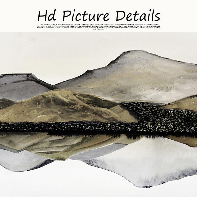 Pôsteres e impressões de paisagens naturais de montanhas em preto e branco, pintura em tela, arte de parede escandinava, imagem para sala de estar