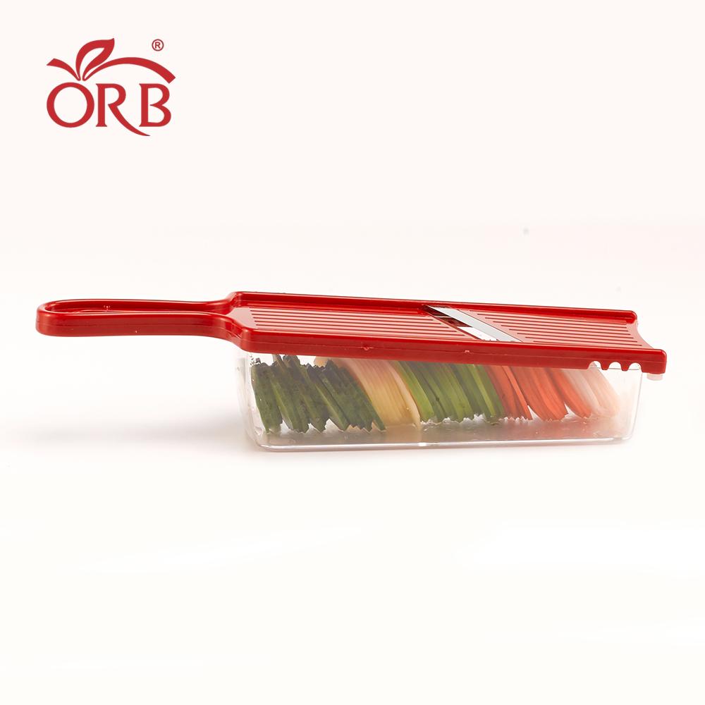 Professional Kitchen Manual Multi-Function Vegetable Chips Julienne Slicer with Stainless Steel Blade for Everyday Use