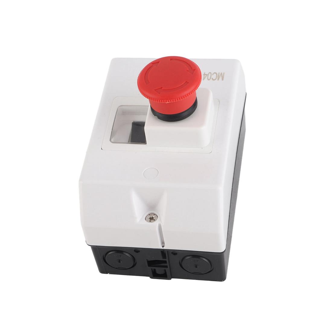 Motor Protection Circuit Breaker IP55 Waterproof Knob Type Switch with Emergency Stop 6‑10A 230 240V 400 415V 500V 690V