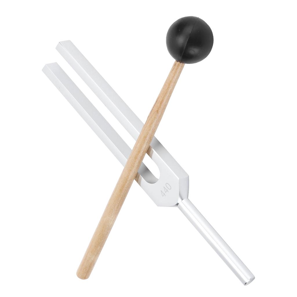440HZ Klangheiltherapie Stimmgabel Aluminiumlegierung Stimmgabel Hammer Werkzeugset