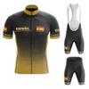 2026 Spain Cycling Jersey Set for Men, Bike Clothing, Bicycle Wear, Short Maillot, Culotte Ciclismo, Bike Clothes, Team 19D