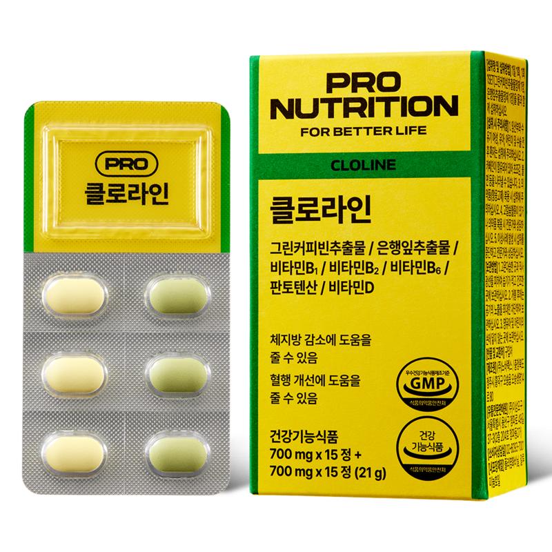 

Pronutrition Chlorine Green Coffee Bean Ginkgo Leaf Extract, 30 tablets, 1 unit
