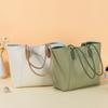 Leather Fashionable Versatile Women's Tote Bag Large Capacity High-end Shoulder Bag Niche Commuter Mother and Child Bag Women's Bag