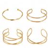 4/6pcs Bangle Jewelry Arm Bracelet Geometric Upper Arm Bracelet Adjustable Cuff Bracelet  Women