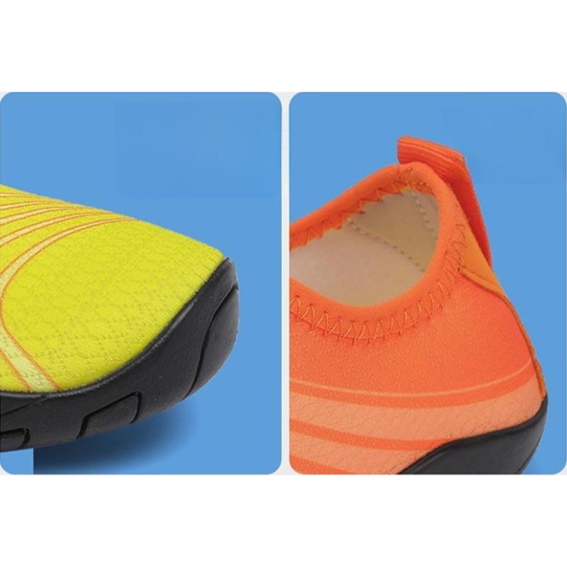 Soft Sole Aqua Shoes for Men Women Breathable Quick Dry Water Sneakers Elastic Slip-on Wading Footwear for Beach Walking Surfing
