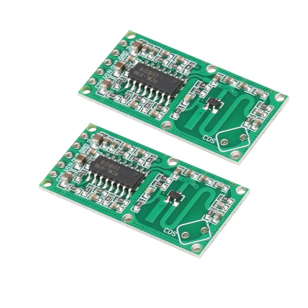 2PCS RCWL-0516 Microwave Radar Induction Module Sensor Switch Module Intelligent Induction Switch Module Human Detection Sensor Body Sensor