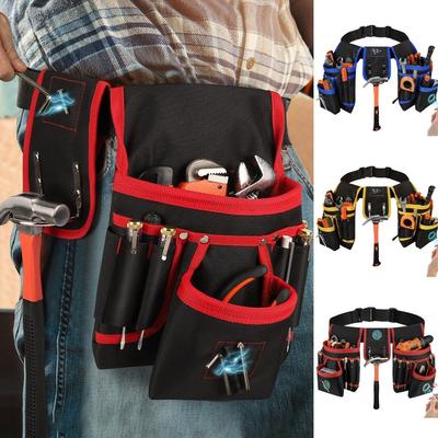 26 Pockets Magnetic Tool Belt Heavy Duty Oxford Fabric Magnet Holster Detachable Industrial Grade Tool Pouch Construction