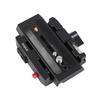 Camera Quick Release Kit Aluminum Alloy Tripod Quick Release Clamp Adapter with 1 4in and 3 8in Screw Hole for 501