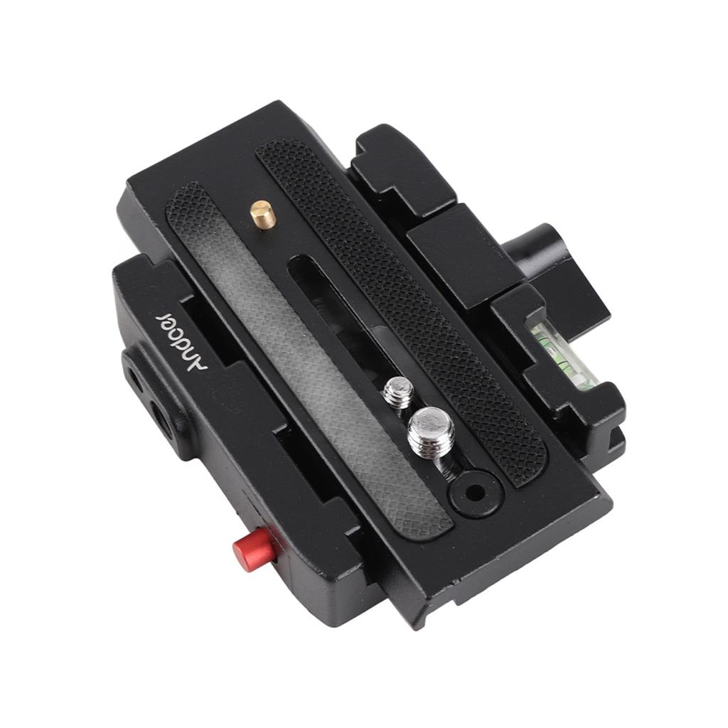 Camera Quick Release Kit Aluminum Alloy Tripod Quick Release Clamp Adapter with 1 4in and 3 8in Screw Hole for 501