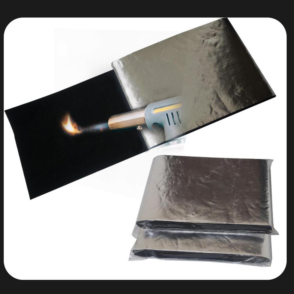 Battery Thermal Wrap 40.167.09 inch Fireproof Flexible Shield Battery Insulation Blanket for RV Trailer Boat Marine Cold Weather