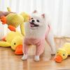 3 Sizes Dog Toy Plush Companion Sleeping Duck Bite Resistant Teeth Grinding Sound Relief Duck Sound Toy Dog Pet Relaxation Tool