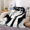 Horror anime Tomie Kawakami Blanket For Sofa Office Bed Plane Travel Sleep Read Relax Camping Soft And Warm