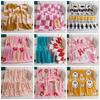 Flannel Knitted Jacquard Blanket Pink Floral Throw Soft Fleece Feather Yarn Blanket For Sofa Couch Bed Class A Gift Blanket