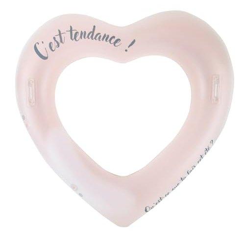 Livlight Tokyo Rosoku Inflatable Swim Ring 100cm Clear Rainbow Hibiscus ST Mark Approved Float
