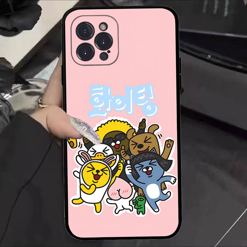 K-KAKAOS FRIENDS Cartoon Phone Case For IPhone 17 16 15 14 11 12 13 Mini Pro XS Max Plus Funda Shell