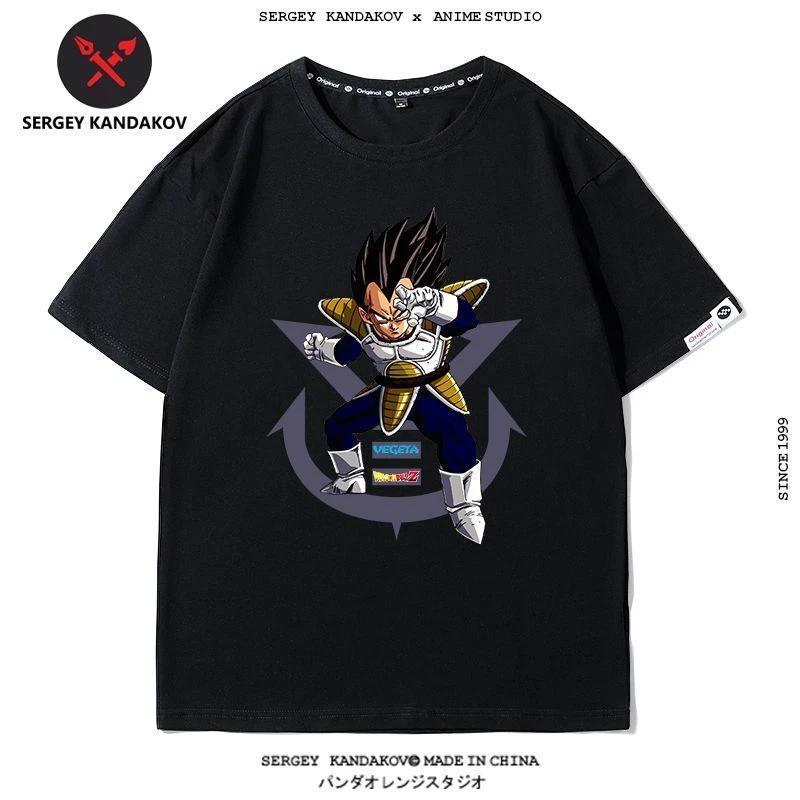 

Dragonball Z Косплей Аниме Манга Футболка Майка Хлопок S