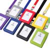 Stationery Neck Strap Card Holder with Lanyard Badge Holder ID Desk Organizer Bus Cards Cover