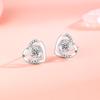 Eternal Heart Love Stud Earrings Women's Simple Small Exquisite Earrings Fashion Temperament Ear Jewelry