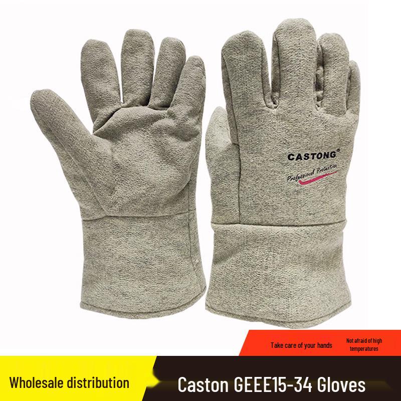 Caston GEEE15-34 Heat-Resistant Gloves, 500°F Flame Retardant, Anti-Scald Baking Mitts