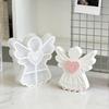 Angel Mold Flexible Non-Stick Angel Shape Silicone Candle Mold Ice Cubes Desserts Soap Making Baking Mold DIY Scented Candles Resin Ornament