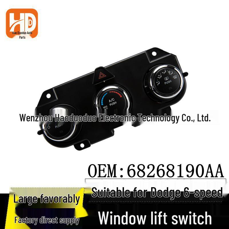 68268190AA Compatible with 2014-2018 Dodge Ram 1500/3500 A/C Control Panel Electric
