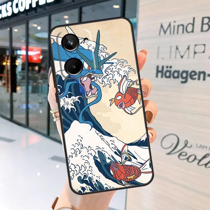 The Great Wave off Kanagawa Case For Realme 15 13 12 10 11 14 Pro Plus GT6 GT7 C15 C35 C53 C55 C61 C63 C65 C67 C71 C75
