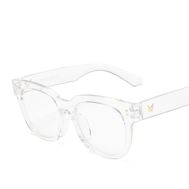 2pcs Anti Blue Light Transparent Anti-Radiation Glasses For Women Glasses Eyeglasses Computer Goggles Eyewear