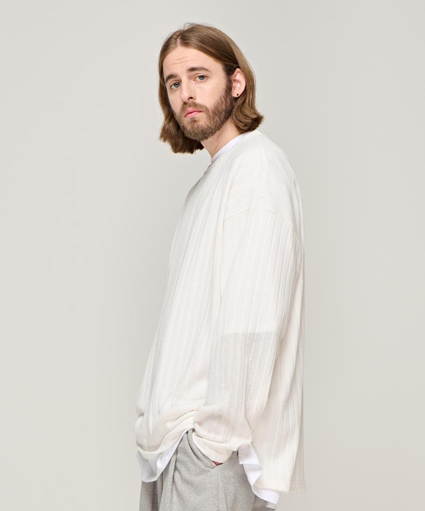 CARGOBROS Cb Ribbed Round Over Knit (Ivory)