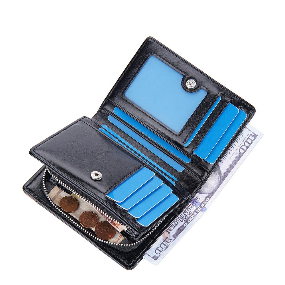 Mens Vintage Fashion Patchwork Card Holder Soft Pu Leather Zipper Coin Purse Multi-card Wallet Birthday Gift for Boyfriend Husband