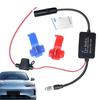 Car Radio Antenna Booster 12V Car Fm Radio Antenna Signal Booster Antenna Signal Amplifier Antenna Booster For Car Accessories