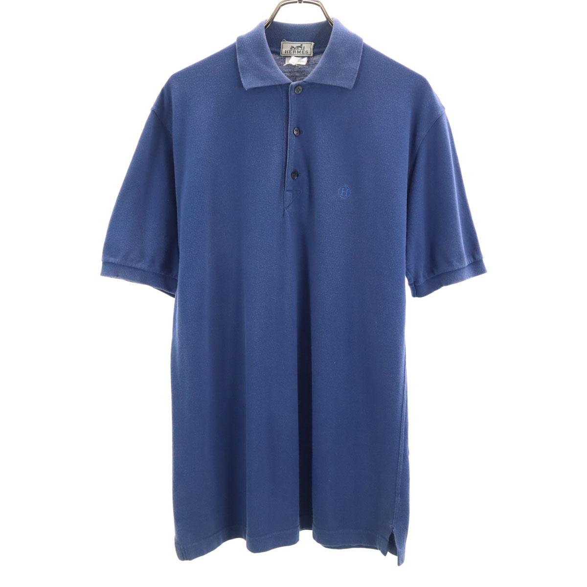 

HERMES сделано в Италии Футболка-поло с коротким рукавом S Синяя Мужская Б/у