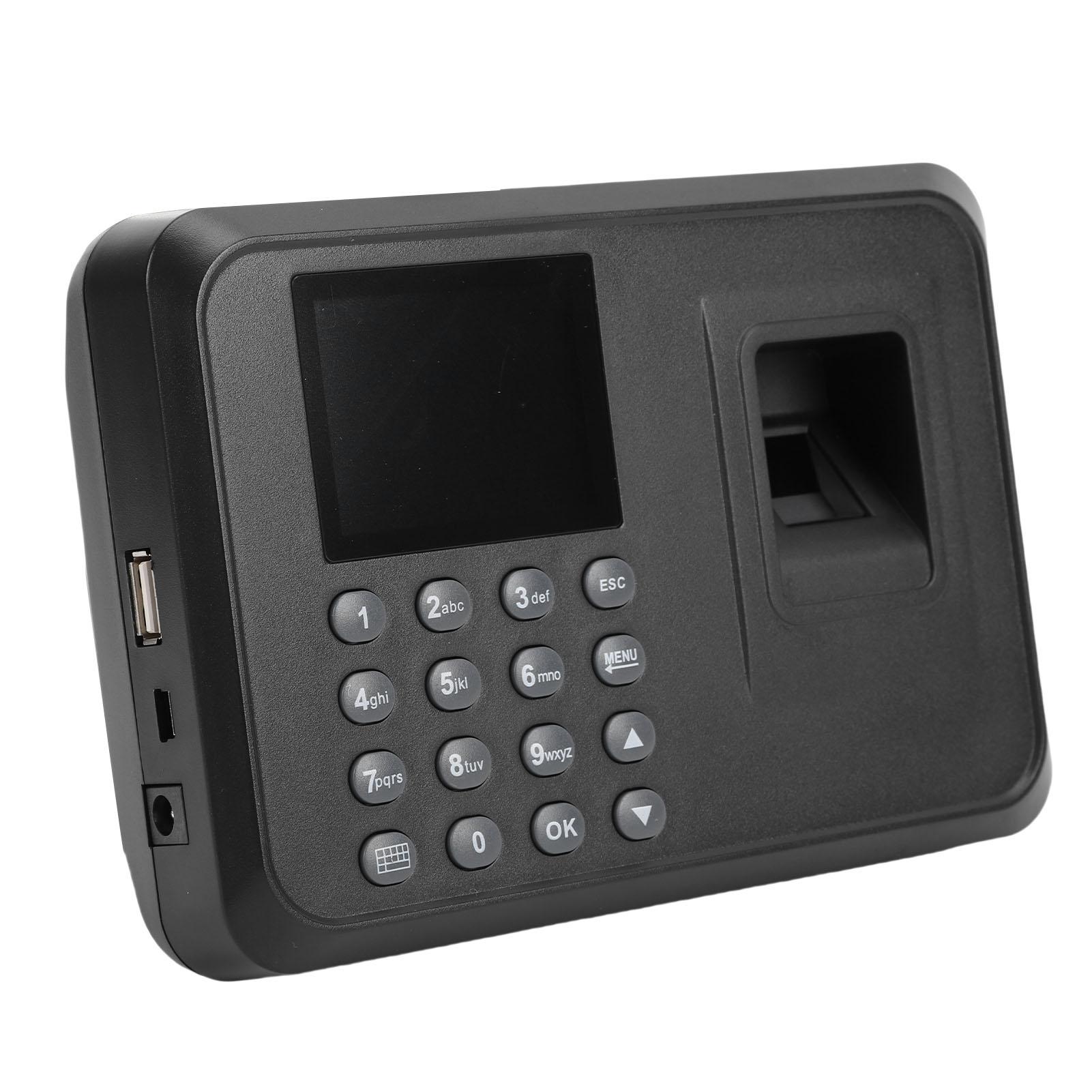 

Employees Time Clock 2 in 1 Fingerprint Password in Out Machine Attendance Punch Recorder Tracker for Small Business US