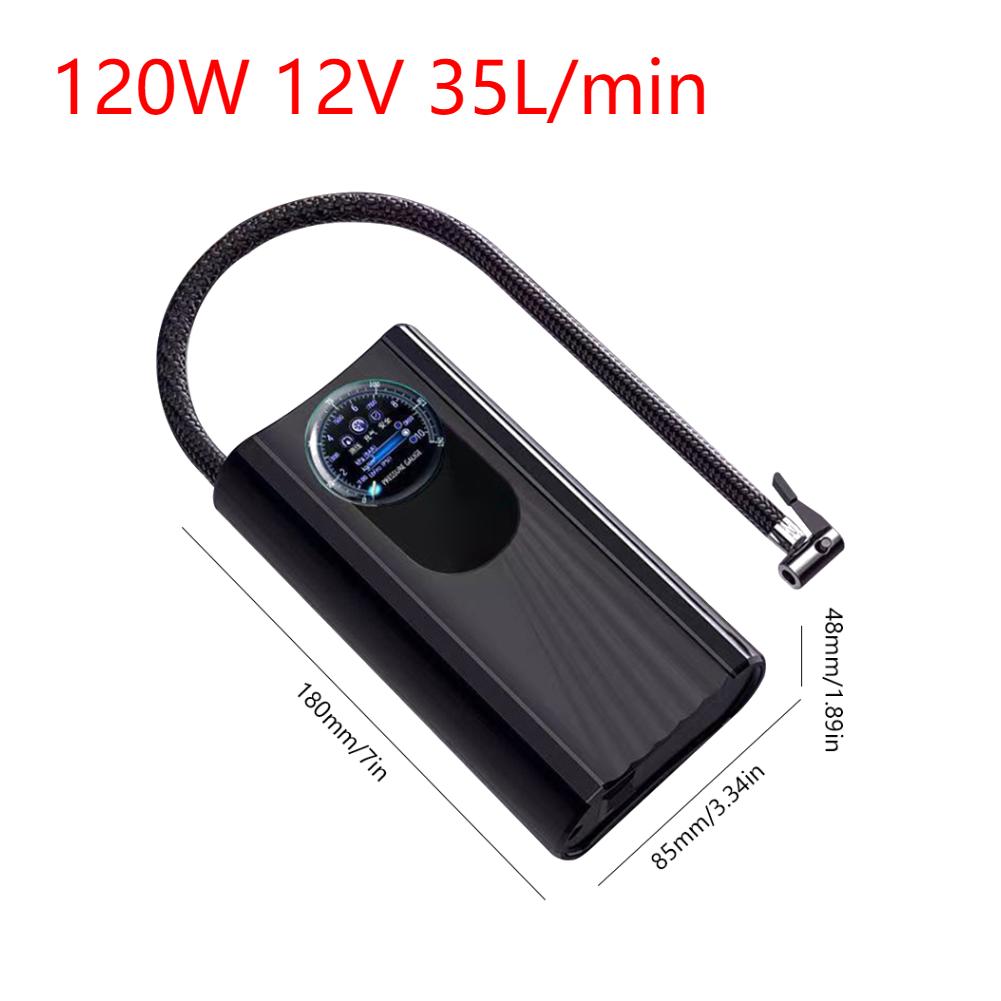 

7.4/12V Автомобильный насос для накачивания шин Светодиодный свет Умный воздушный компрессор Мини-насос для шин Электрический насос для накачивания для автомобиля Грузовика Мотоцикла Мячей