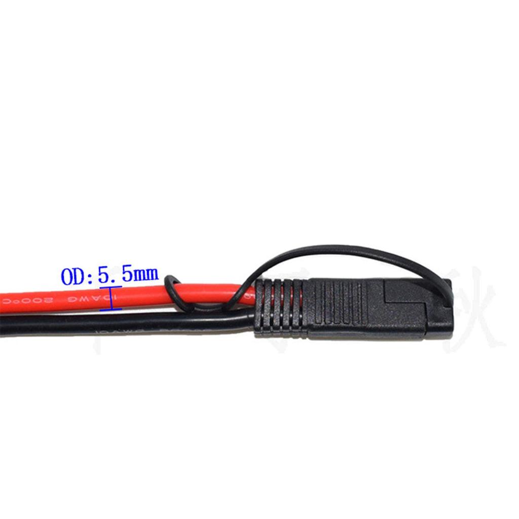 LIXIN Charging Cable SAE To O Ring Terminal Connector Harness 10AWG Quick Disconnect
