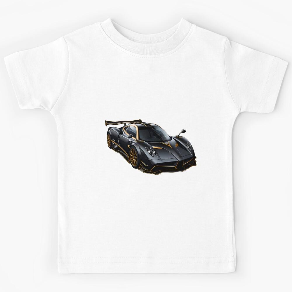 Drive in style: Unique Pagani in midnight black and radiant gold! Kids T-Shirt 150