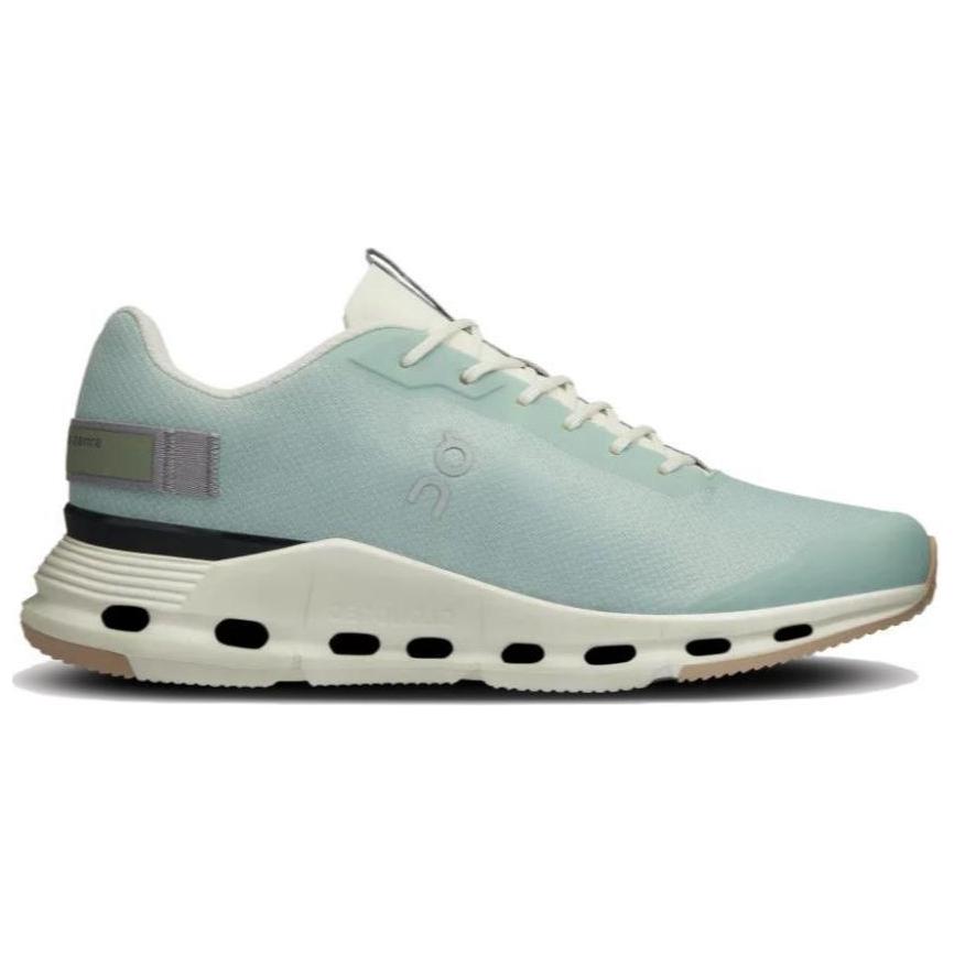 On Cloudnova Comfortable Shock Absorbing Durable Low Top Running Shoes Women Sneaker Gray Green 26.97875