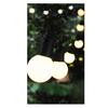 Solar Garland Bulb 20 Led White Plastic