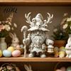 Ultra-precise 3D Printing Decor Dwarf Wizard Figurine Printed Fantasy Mage Statue Forest Sorcerer Burr-free Model for Desk Shelf Easter Gift