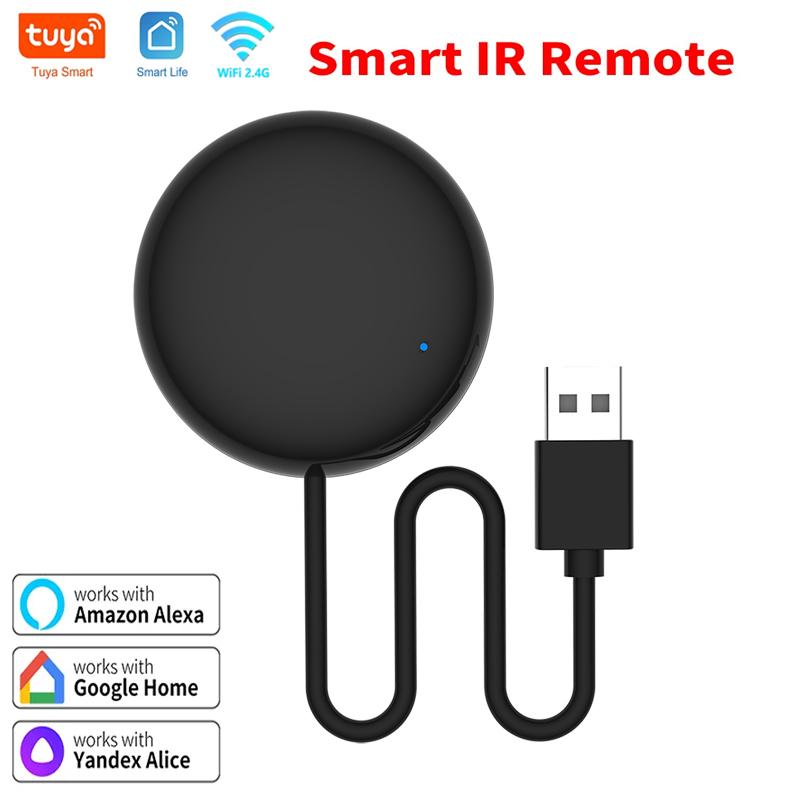 Tuya WiFi IR Remote Control Smart Universal for TV Air Conditioner Alexa Remote Control Work with Google Home Yandex Google