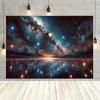 Sternenhimmel Ozean Hintergrund Banner Dekoratives Tuch, geeignet für Zuhause, Wohnzimmer, Studio Requisiten, Partys